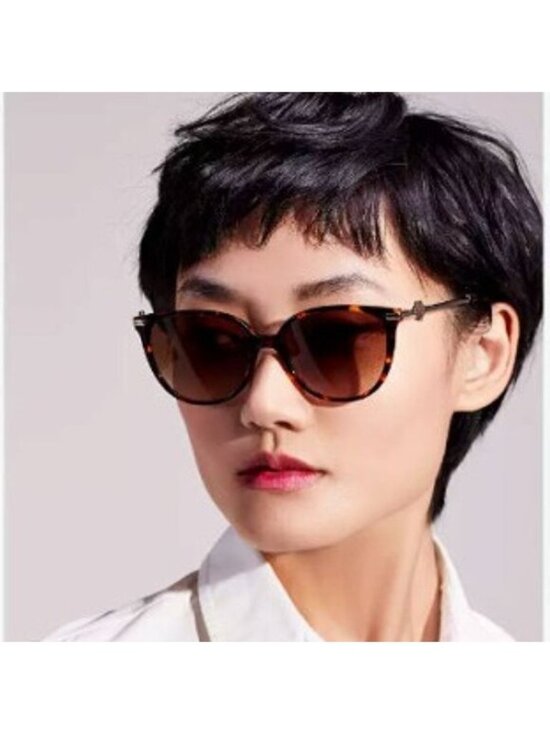Kate Spade KRISTINA/G/S 0807 IR Sunglasses Black Cat Eye Frame, Grey Lenses main image 7